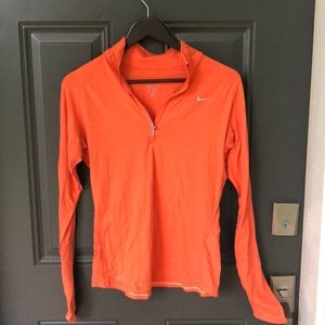Nike dry-fit half zip jacket